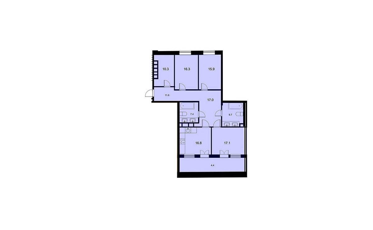 Plans ЖК «Казанское подворье»