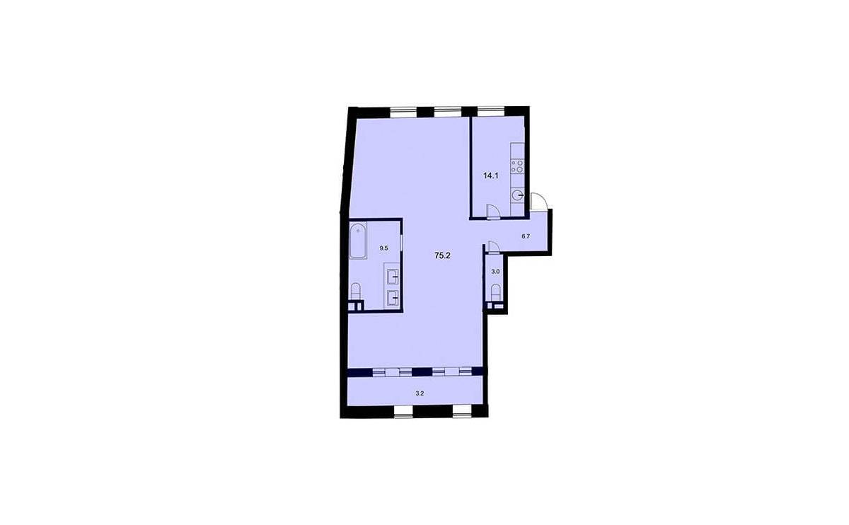 Plans ЖК «Казанское подворье»