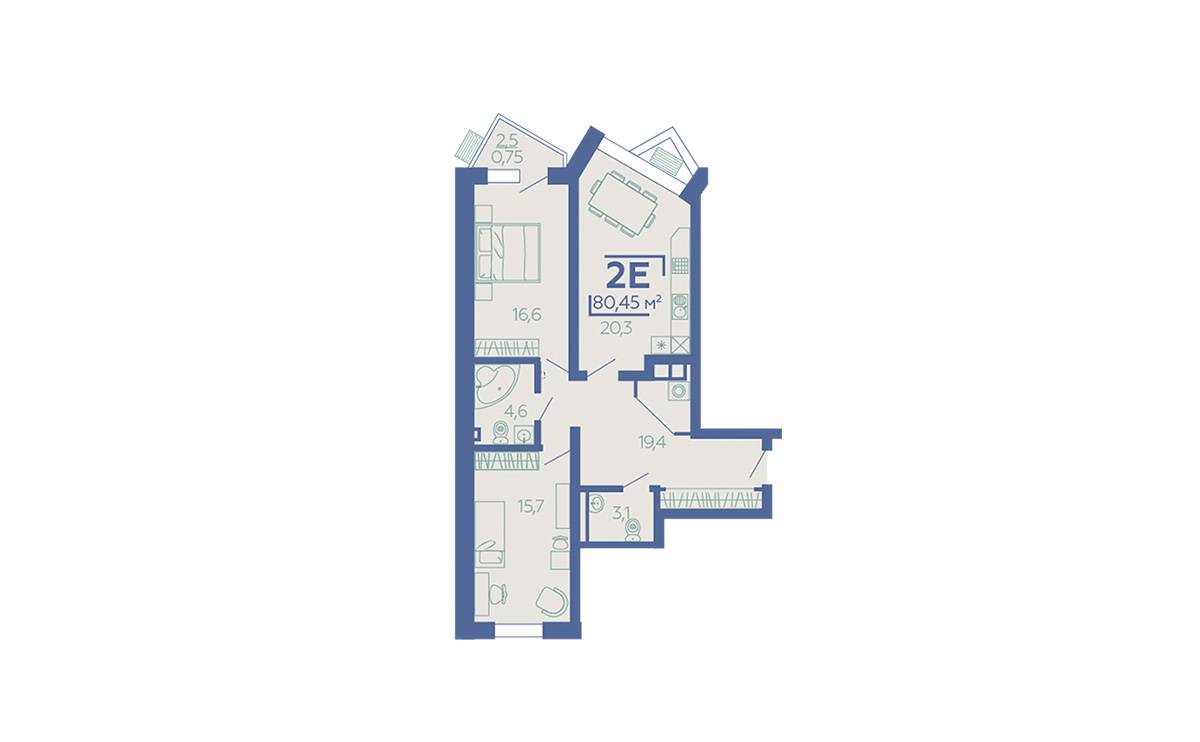Plans ЖК «Z House» (Зед Хаус)
