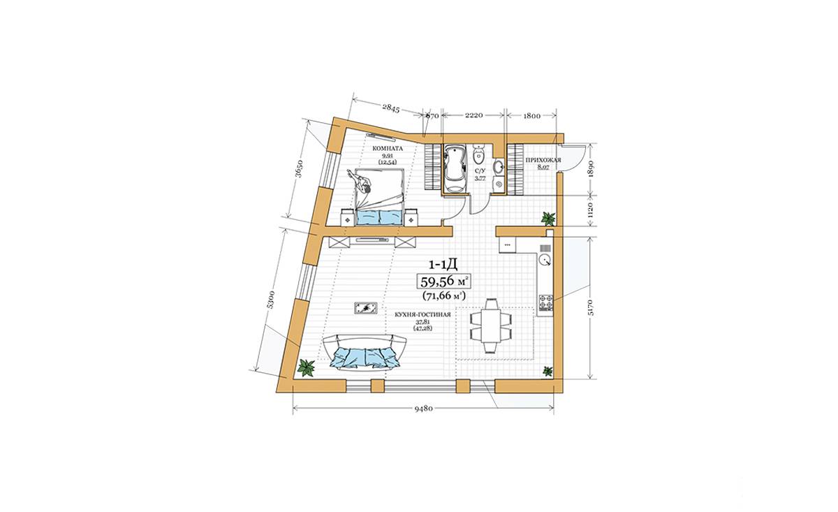 Plans ЖК «Milli House»