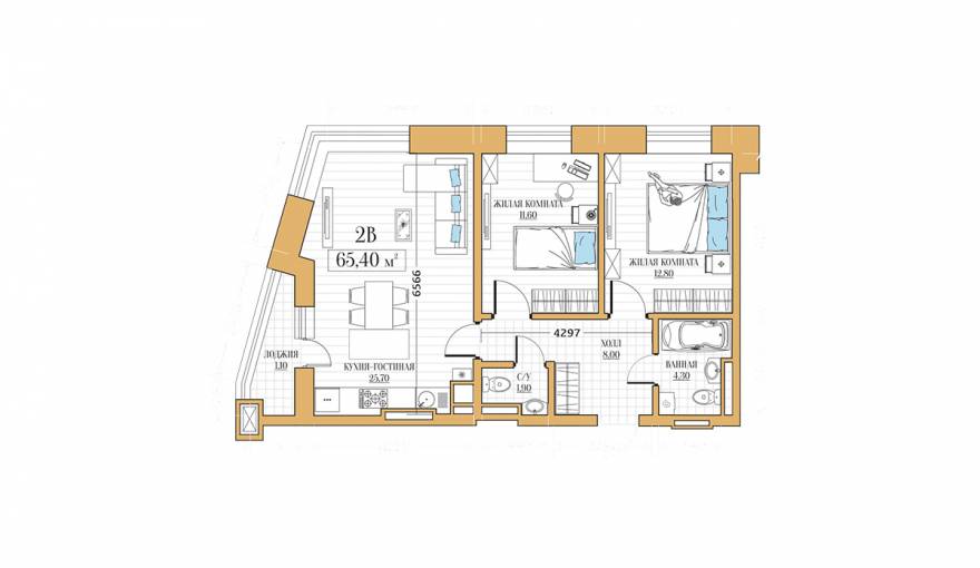 Планировка ЖК «Резиденция Архитектор»